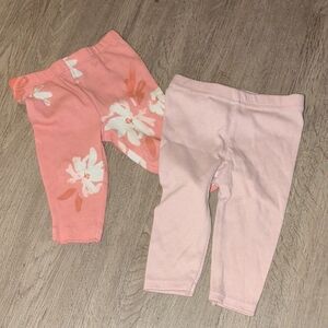 Pink Baby Leggings Set